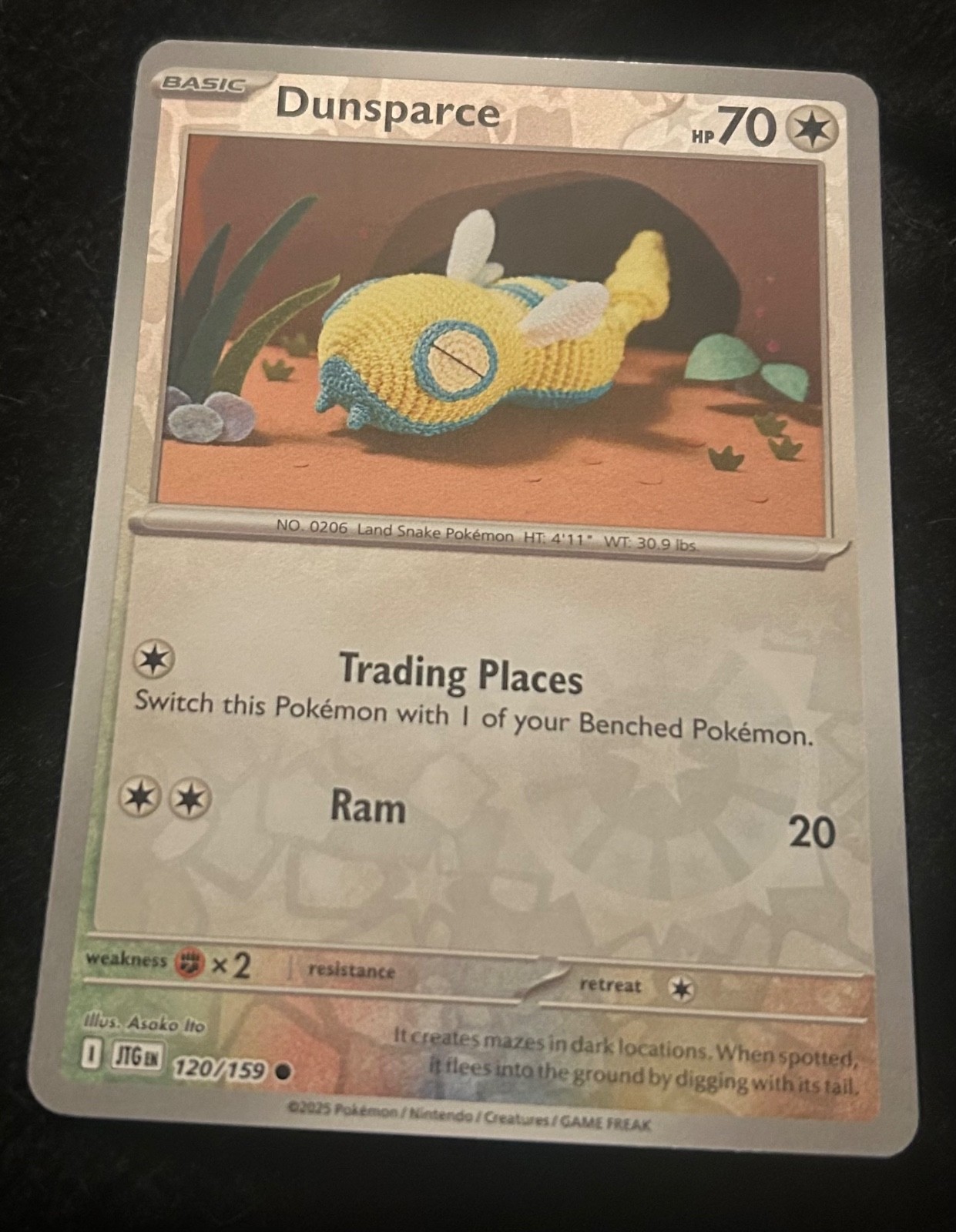Dunsparce 120/159 Sv09: Journey Together Reverse Holo