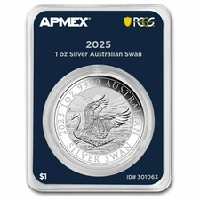 2025 Australia 1 oz Silver Swan (MD® Premier Single + PCGS FS®)