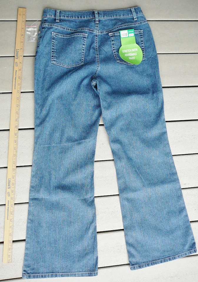 Синий джинсовой ткани загрузки покроя джинсы брюки размер 16 девочек новый с ярлыками на CIRCA Бесплатная доставка - Изображение 2 из 2
