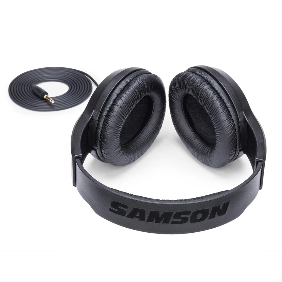Samson SR350 Over-Ear Closed Back Stereo Headphones with Adapter SR-350 Studio - Image 2 of 4