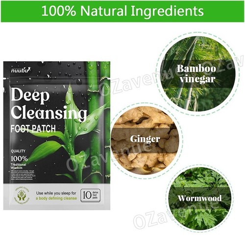 300pcs NUUBU Detox Foot Patches Pads Natural plant Toxin Removal Sticky - Picture 5 of 10