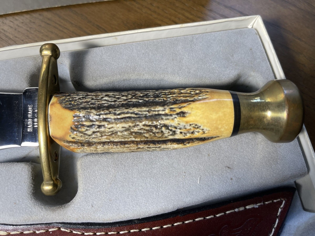 1980s Era VINTAGE CASE XX KODIAK STAG HUNTING KNIFE SHEATH 1980s Era VINTAGE CASE XX KODIAK STAG HUNTING KNIFE SHEATH