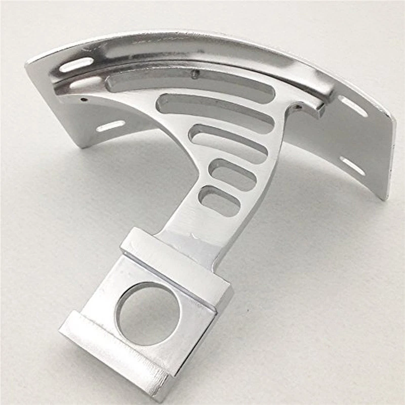 Soporte de etiqueta de licencia lateral trasero plateado para Suzuki GSXR600/750/1000/1300 TL1000R Foto 4 de 4