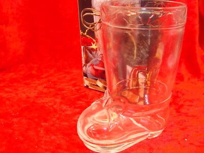 Studio Nova Glass Boot Christmas Candy Holder~or Potpourri~or Glass Balls~5 ~VGC