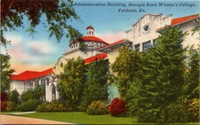 Valdosta GA Georgia State Women's College Administration Building Ca 1940