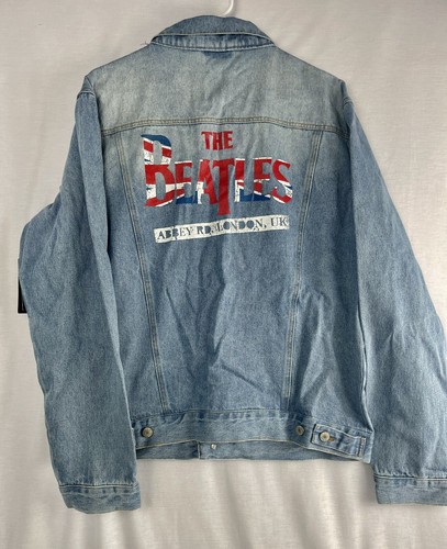 Hard Rock Cafe The Beatles Collaboration Limited Edition Denim Jacket Abbey Road - Picture 3 of 12
