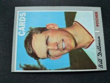 1970 Topps Baseball Card # 386 Bill Dillman - St. Louis Cardinals (VG/EX)