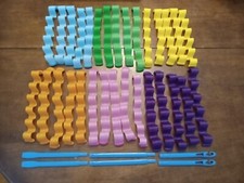 30 Heatless Wavy Hair Spiral Curlers Wave Beauty Curls Styling Kit pull sticks