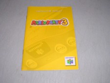 Mario Party 3 Nintendo 64 N64 Original Instruction Manual