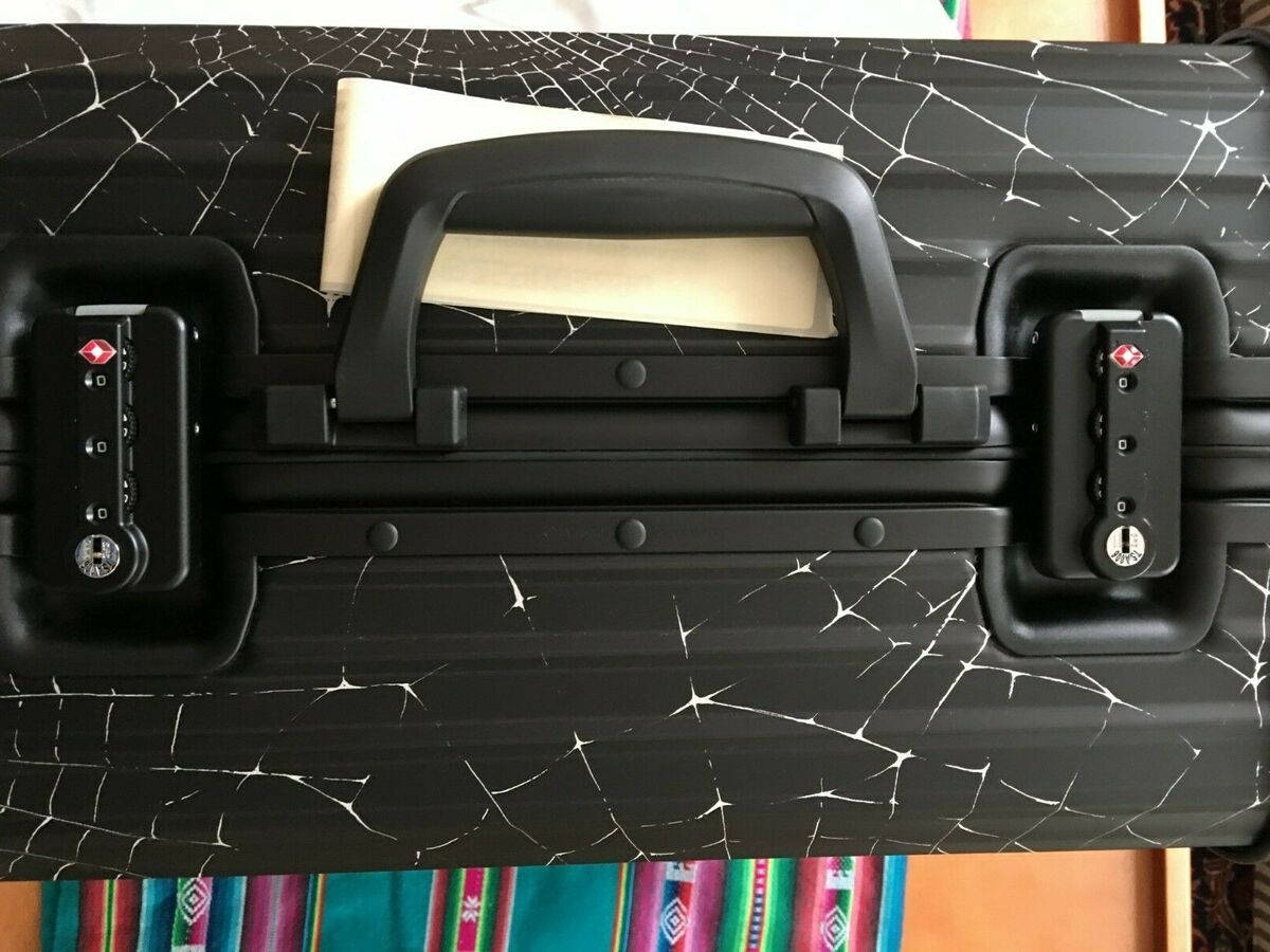Supreme x Rimowa Cabin Plus 49L Suitcase (In Hand) w/ Two Supreme x Rimowa Cabin Plus 49L Suitcase (In Hand) w/ Two
