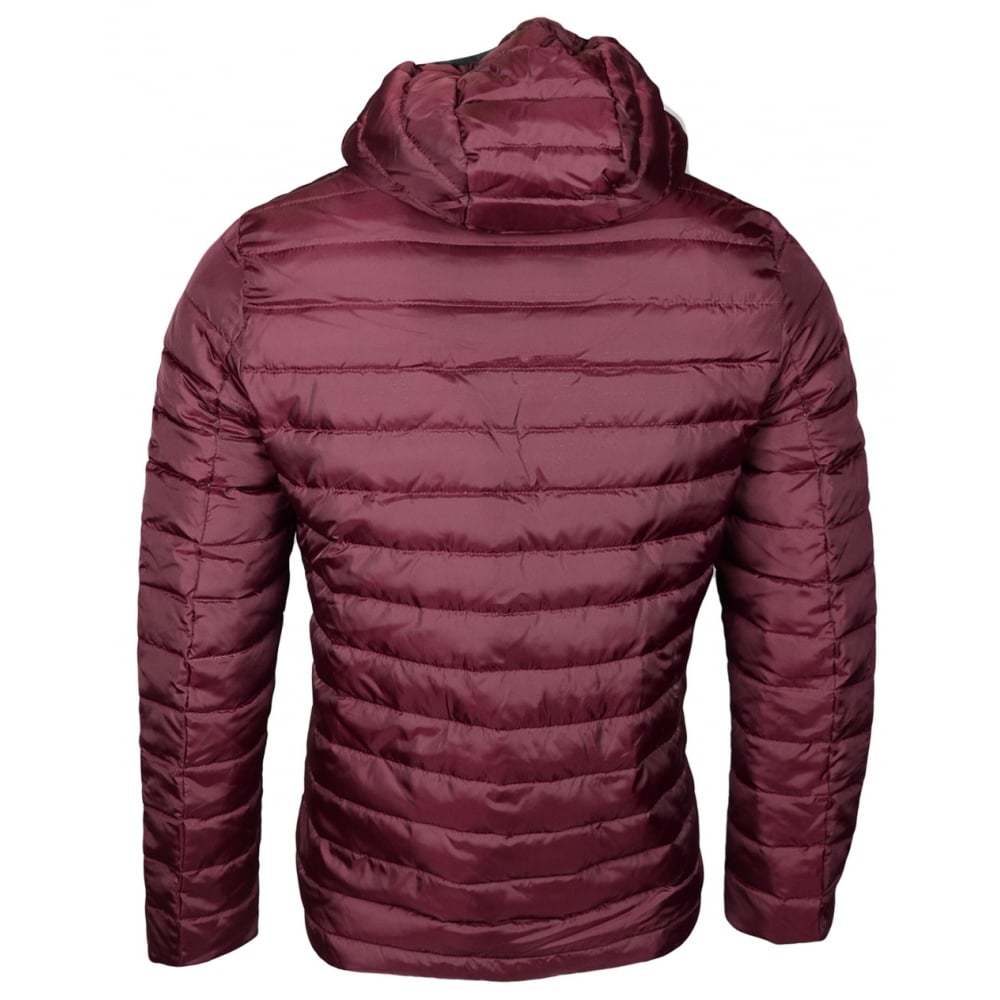 Franklin & Marshall 119AN Hooded Zip Vintage Port Nylon Franklin & Marshall 119AN Hooded Zip Vintage Port Nylon