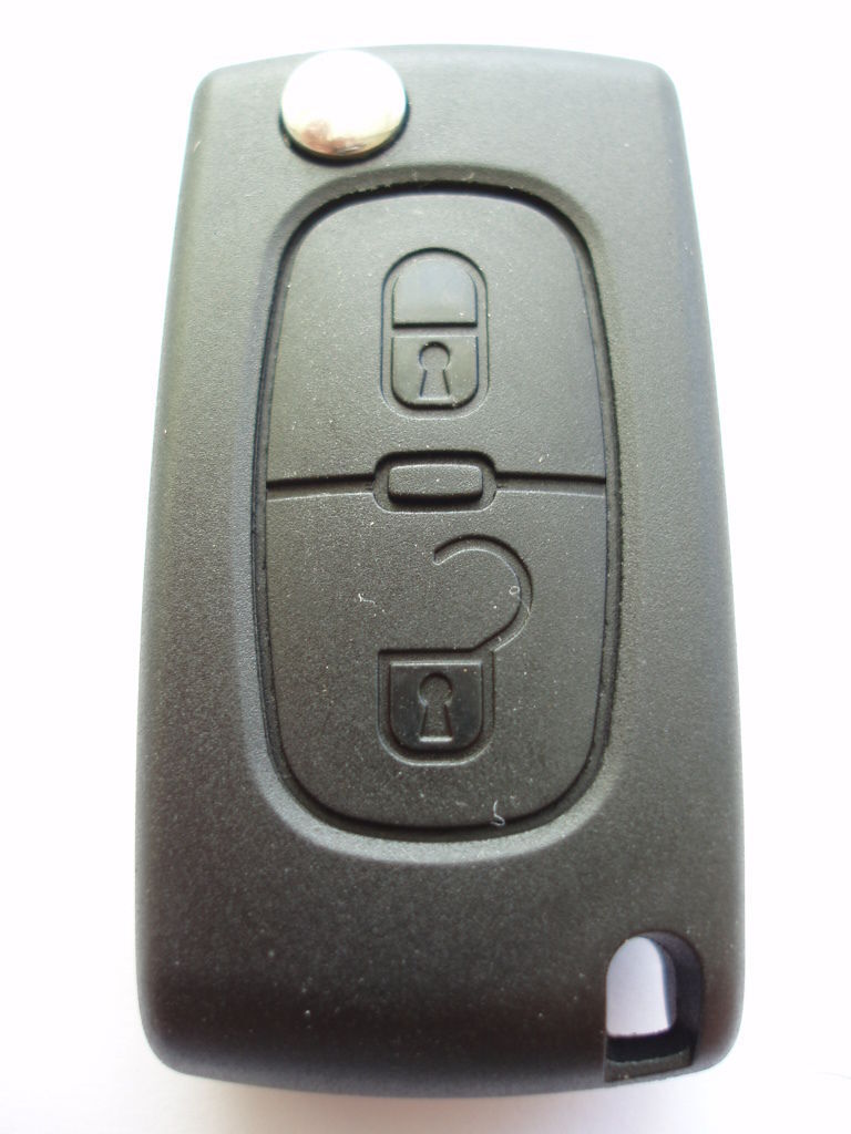 RFC 2 4 years warranty button flip Indianapolis Mall key case for 207 200 HU83 blade Peugeot remote
