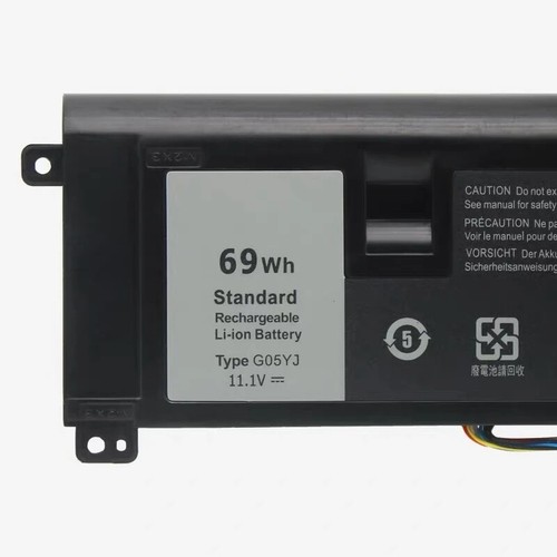 69wh Battery For Dell Alienware 14 A14 M14X R3 R4 P39G G05YJ ALW14D-5528 5728 - Afbeelding 2 van 7