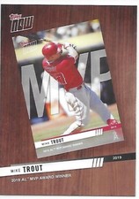 2020 Topps Series 2 Baseball Best of Topps Now Mike Trout Angels
