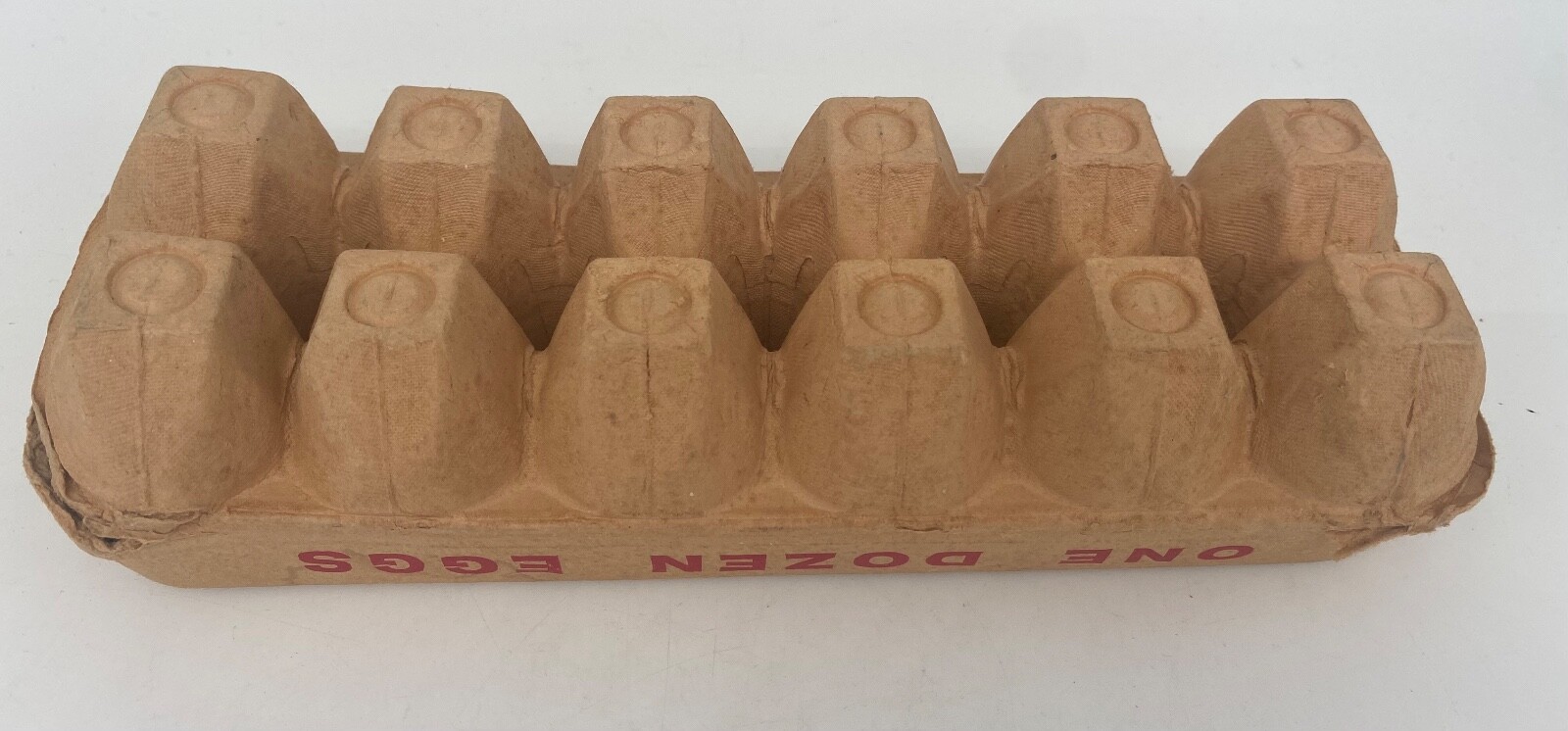 Vintage Cardboard Egg Carton Saxby Poultry Farms NY Empire