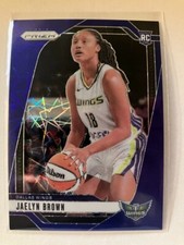 2024 Panini Prizm WNBA #31 Jaelyn Brown Blue Velocity Rookie Dallas Wings RC