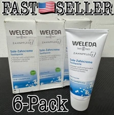6-Pack Weleda Sole-Zahncreme Toothpaste 75ml - Made In Germany! Expires: 01/2026