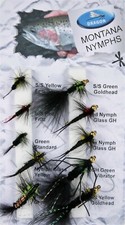 Dragon, Fly 'GIFT' Selection, Montana Nymphs, Stillwater, Trout Fly Fishing 