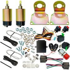 100 Pound Shaved 2-door Handle Solenoid Popper Kit Street Hot Rat Rod Remote