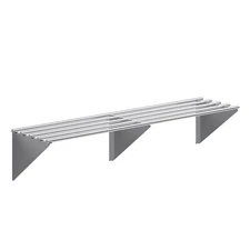 18 in. x 72 in. Stainless Steel Tubular Wall Shelf