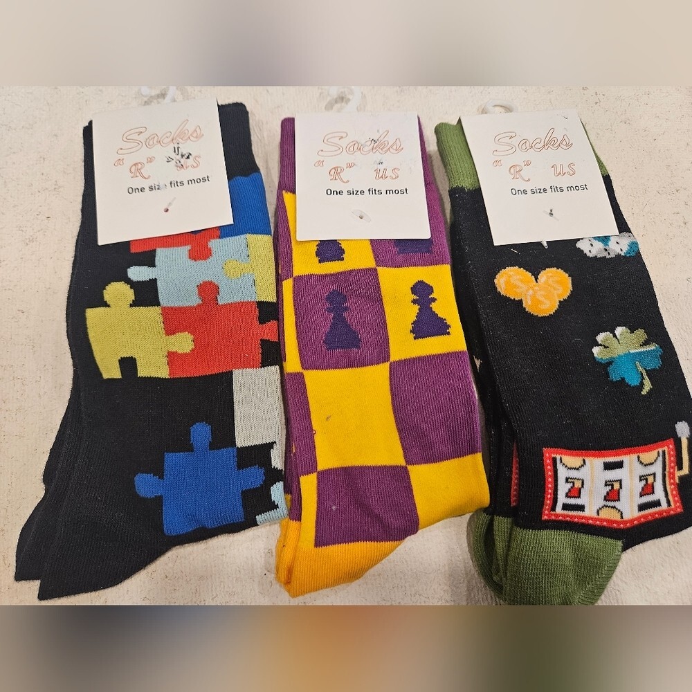 Socks R US Novelty Game Socks OS-image