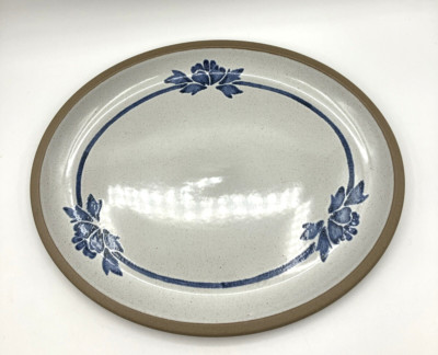 Midwinter BLUE PRINT ENGLAND Stoneware - Oval Serving Platter 11 7/8'' NEW