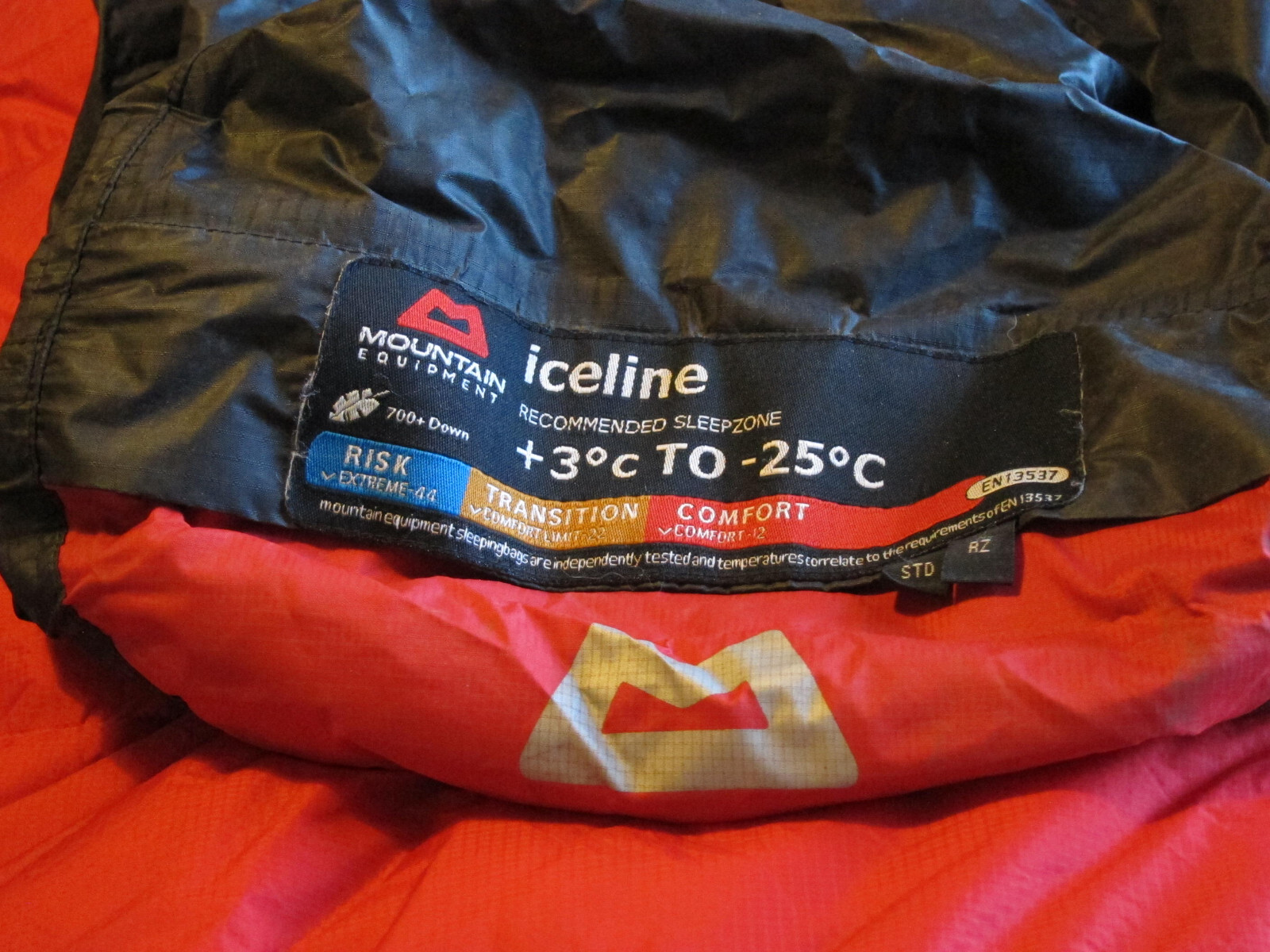 Mountain Equipment Iceline Sleeping bag, Right Zip Excellent condition eBay