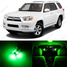17 X Green Led Interior Lights Package For 2003 - 2024 Toyota 4runner Pry Tool
