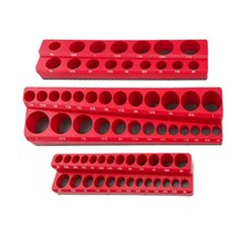 3pcs Magnetic Socket Organizer Storage Holder 14 38 12 Drive Sae 3pcs Magnetic Socket Organizer Storage Holder 14 38 12 Drive Sae