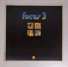Focus 3-1972 Sire Double LP Vinyl Prog Rock-Thijs Van Leer Gatefold Die Cut