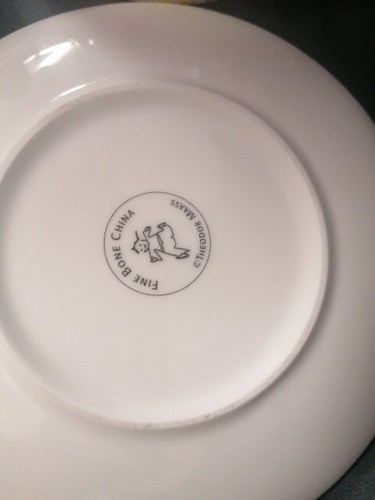 Theodor Maass Jumbotasse/ Unterteller /Blumenmuster /Fine Bone China Dekostück!? - Bild 10 von 10