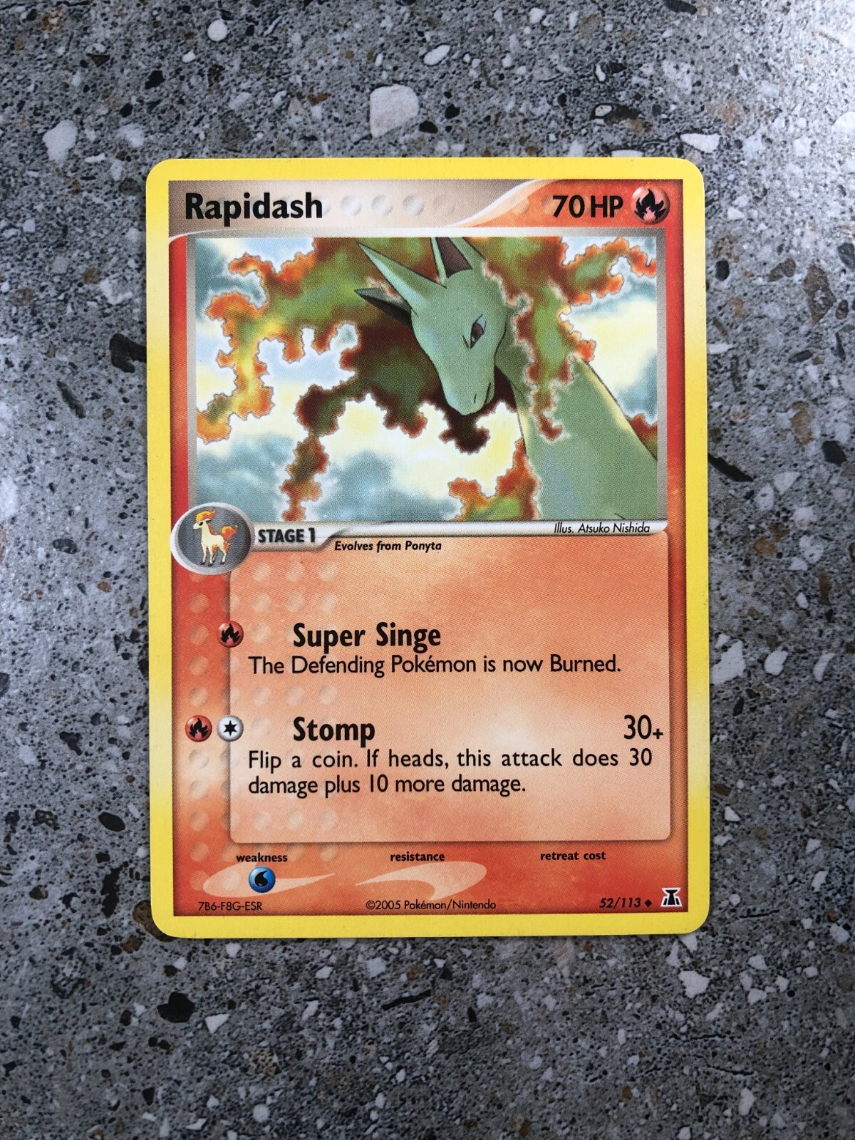 Pokemon TCG Cards Rapidash 52/113 Delta Species Uncommon NM