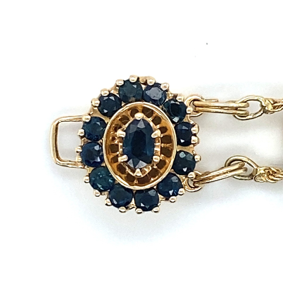 【LES CLEIAS】スチールベラリング Robert Klein Multi Gem Slide Charm 40 Grams 14K Gold