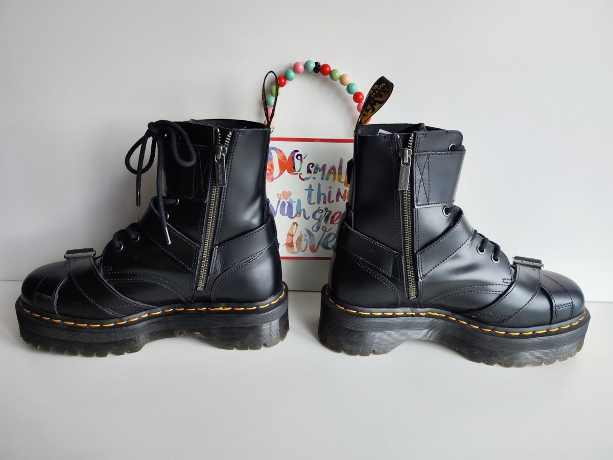 靴 Dr Martens Jadonstrap UK6 Dr Martens Jadon strap black quad platform sole boots UK6.5