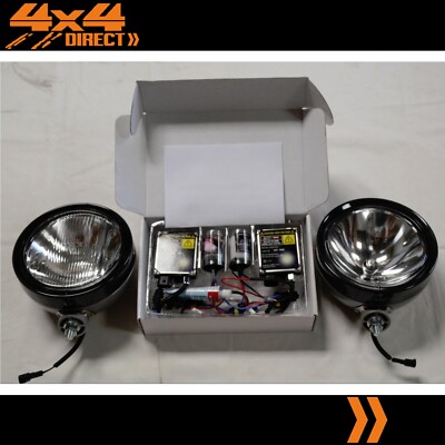 IPF 900XS WATERPROOF DRIVING SPOT LIGHTS W/ 55W HID CONVERSION KIT/WIRING/COVERS
