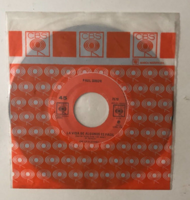Paul Simon, 50 Maneras De Perder Tu Amor, 1975 Mexican 7'' Single CS, Folk Rock