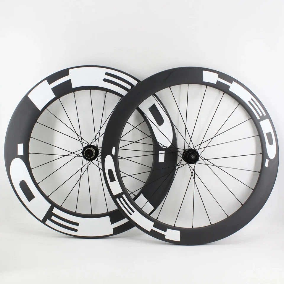 700C Full Carbon Fibre Road Bike Wheelset 60+88mm Tubeless Rims Disc Brake wheel - Image 4 of 4