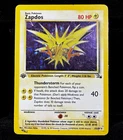 1999 Pokémon Base Set 1st Edition Zapdos Holo #15/102 WOTC Vintage