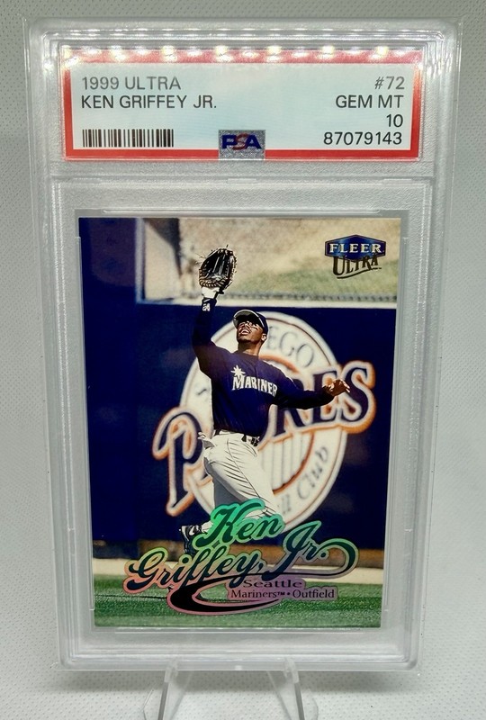 1999 Fleer Ultra Ken Griffey Jr #72 PSA 10 GEM MINT POP 11 RARE