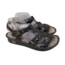 Alegria Sandals Womens 11 Kleo Black Zesty Ir...