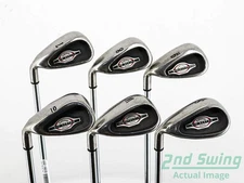 Callaway 2002 Big Bertha Iron Set 7-PW GW SW Steel Uniflex Left +1/4"