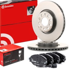 BREMBO Bremsenset Vorne Bremsscheiben Beläge für VW TIGUAN (5N) Touran (5T1)