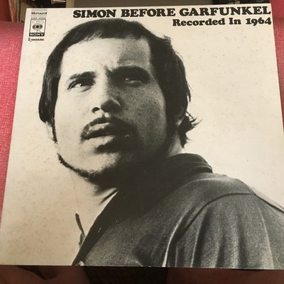PAUL SIMON BEFORE GARFUNKEL RECORDED 1964 JAPANESE CBS VINYL LP RECORD INSERT