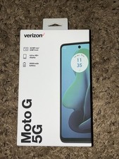 NEW Verizon Motorola Moto G 5G 128GB 4GB RAM Prepaid Smartphone Sage Green
