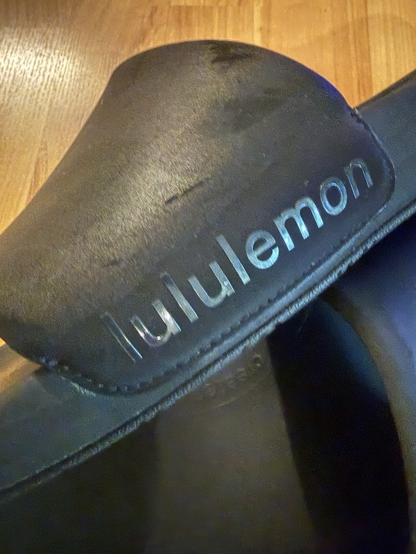 Lululemon Restfeel Men's black comfy Slide size 13