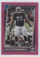 2021 Panini Donruss Optic Rated Rookie Pink Prizm Alex Leatherwood #266 c4h