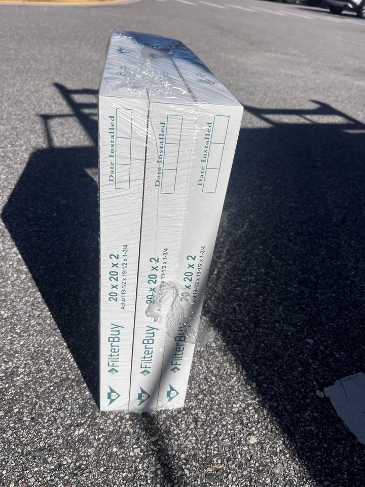 Glasfloss MERV 13 Pleated AC Furnace Air Filters 20x20x2 Package of 3 filters - Image 2 of 3