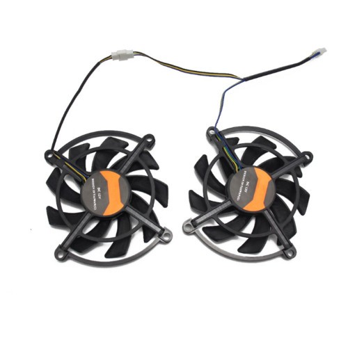 Paire Ventilateurs Ventilateur Refroidissement pour GTX 1070 1060-3GD5 GeForce GTX1060 GTX1070 Coloré - Photo 5/5