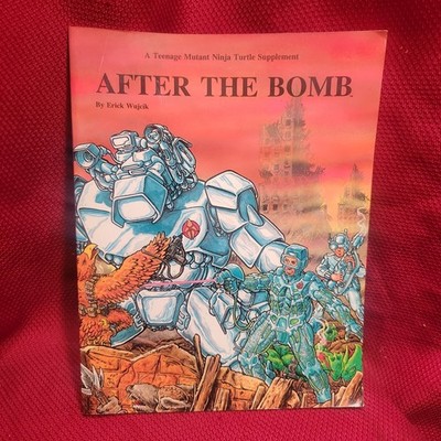AFTER THE BOMB tmnt Teenage Mutant Ninja Turtles Game Supplement RPG VTG 1986