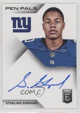 2016 Donruss Elite Pen Pals Sterling Shepard #PP-SS Auto r0m